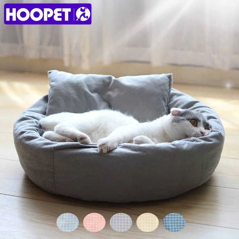 HOOPET Pet кошка диван Собака Кровати дышащее дно Мягкая теплая кошка кровать дом для маленьких средних подушки для собак товары для собак