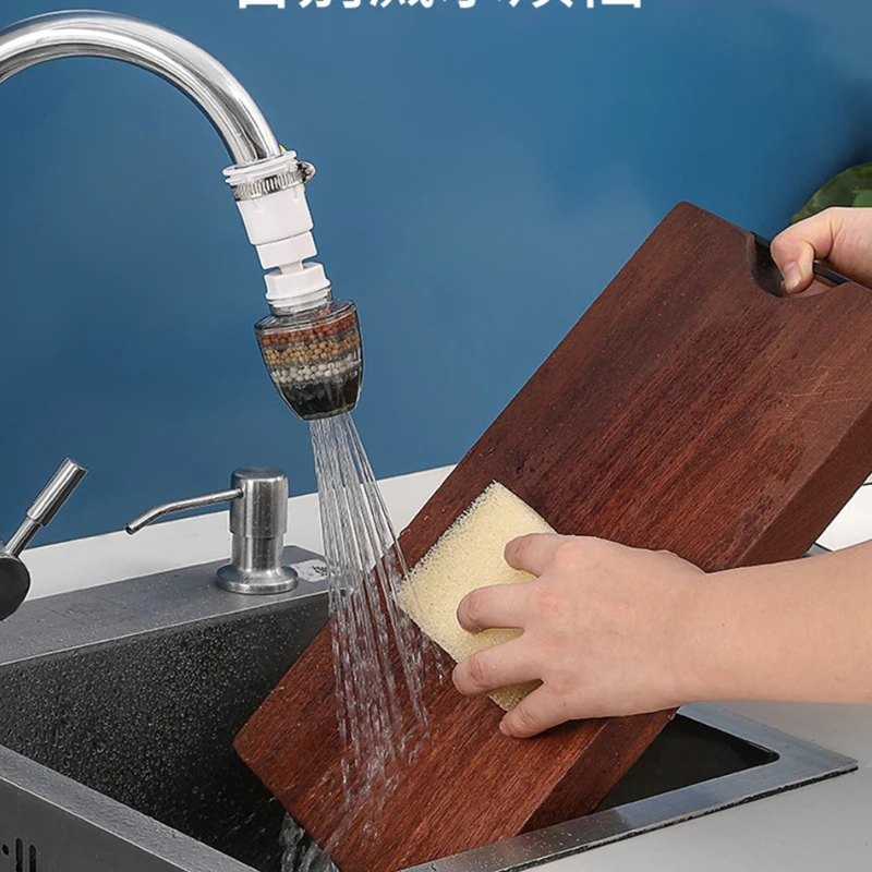 

Очиститель воды для кухонного смесителя, бытовой 5-слойный очиститель воды с фильтром из активированного угля, мини-очиститель для крана