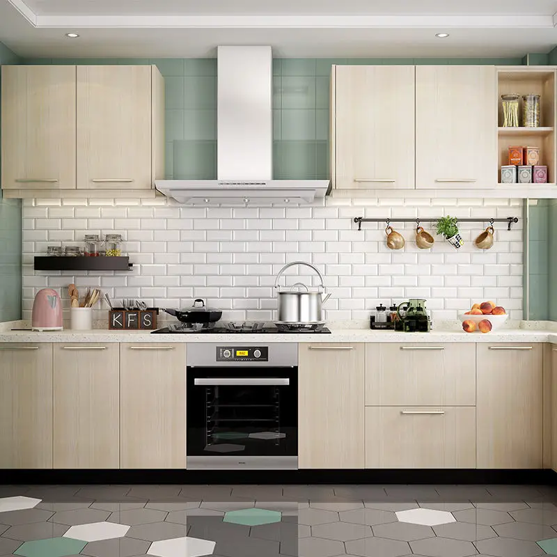

DIY Decorative Film Kitchen Cabinet Wardrobe Waterproof Furniture Renovation Home Decal Vinyl Self Adhesive Wood Grain Wallpaper