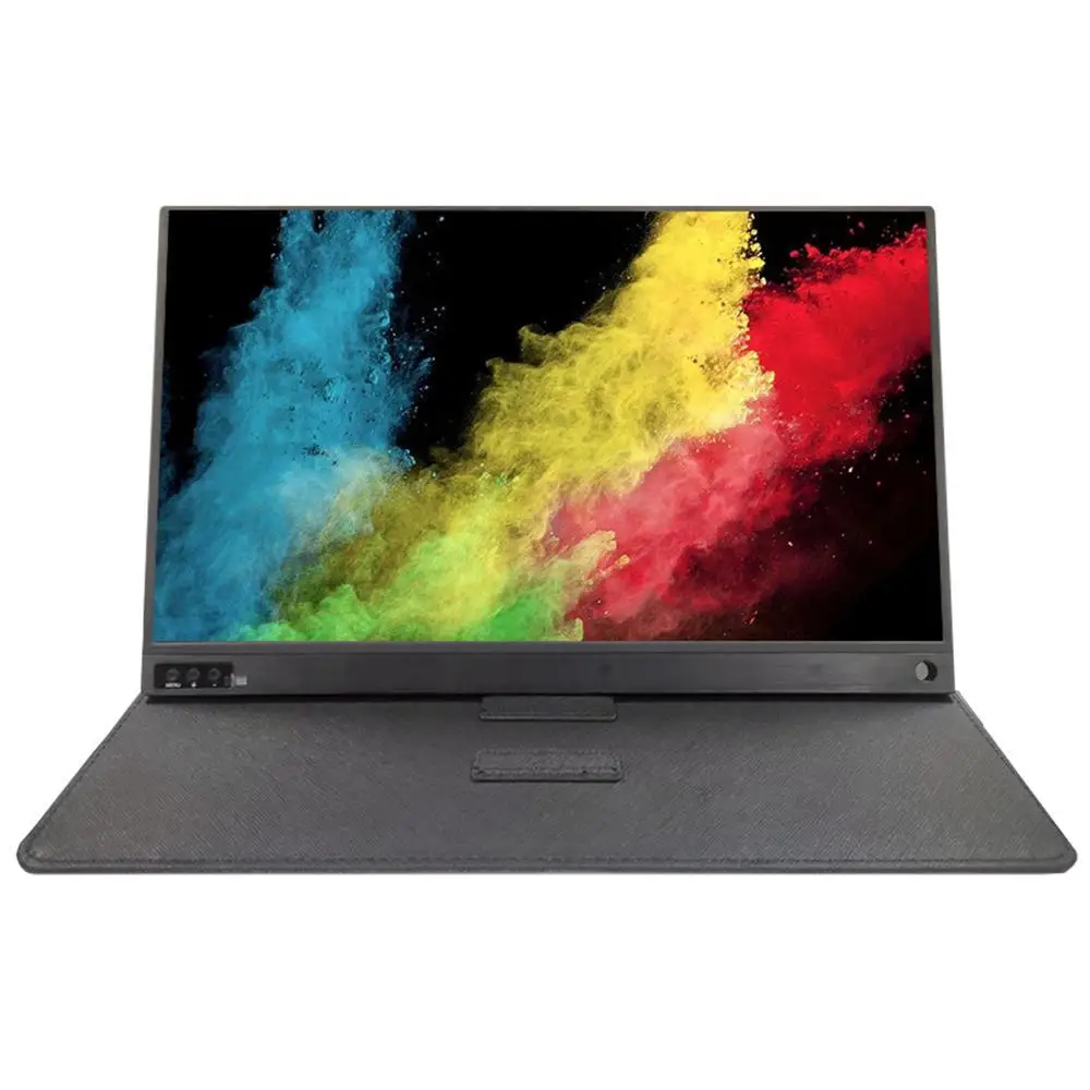 Игровой монитор с сенсорным экраном 15 6 дюйма 1080P FHD IPS компьютер со светодиодным и