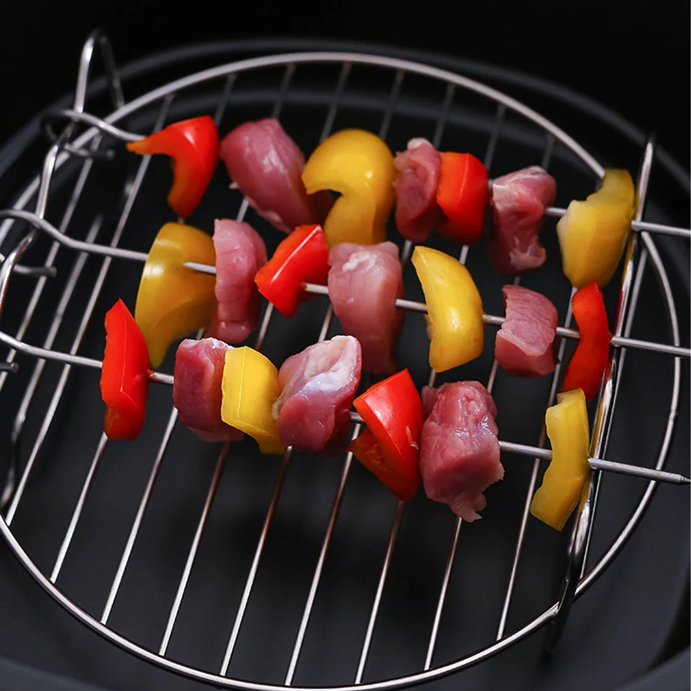 

1 Set Stainless Rack Barbecue Rack Air Fryer Cooking Rack Barbecue Shelf