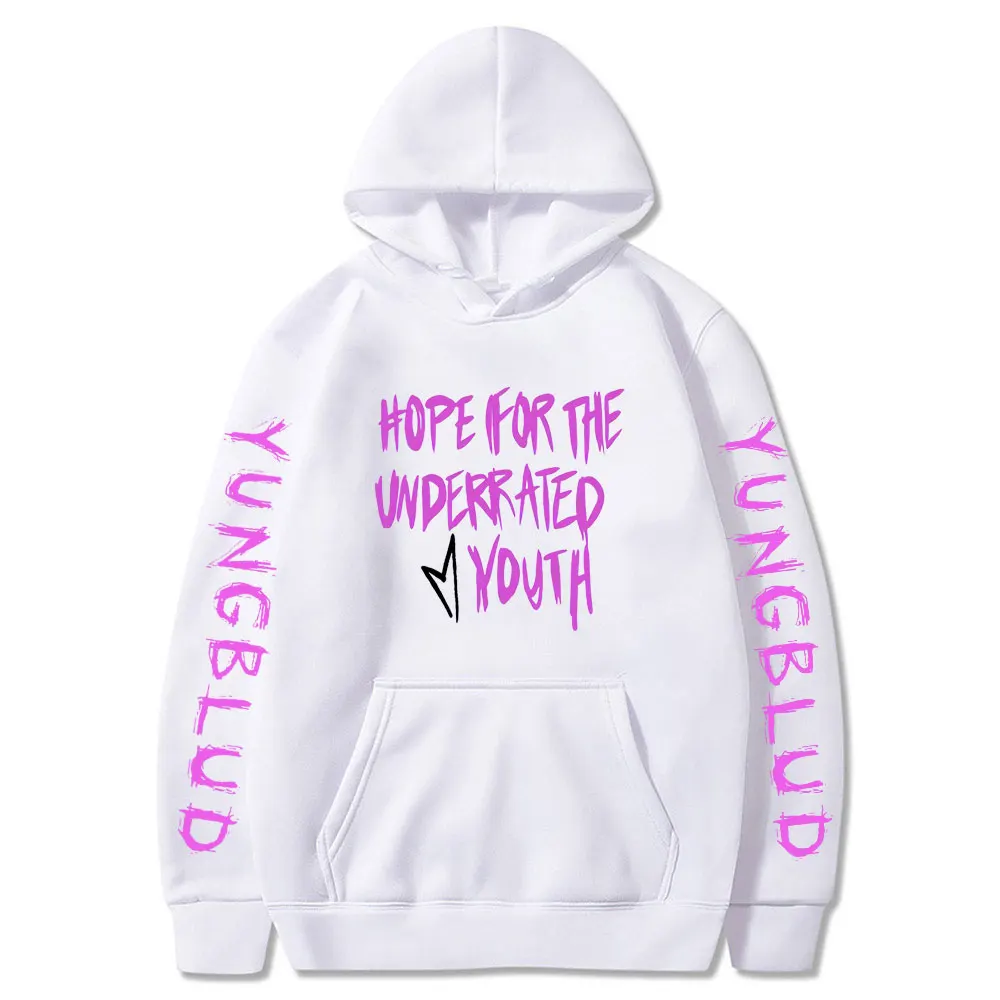

2020 New Yungblud Be Fookin Happy Printed Hoodies Sweatshirts for Men and Women Polyester Pullover Unisex Tracksuit Vintage