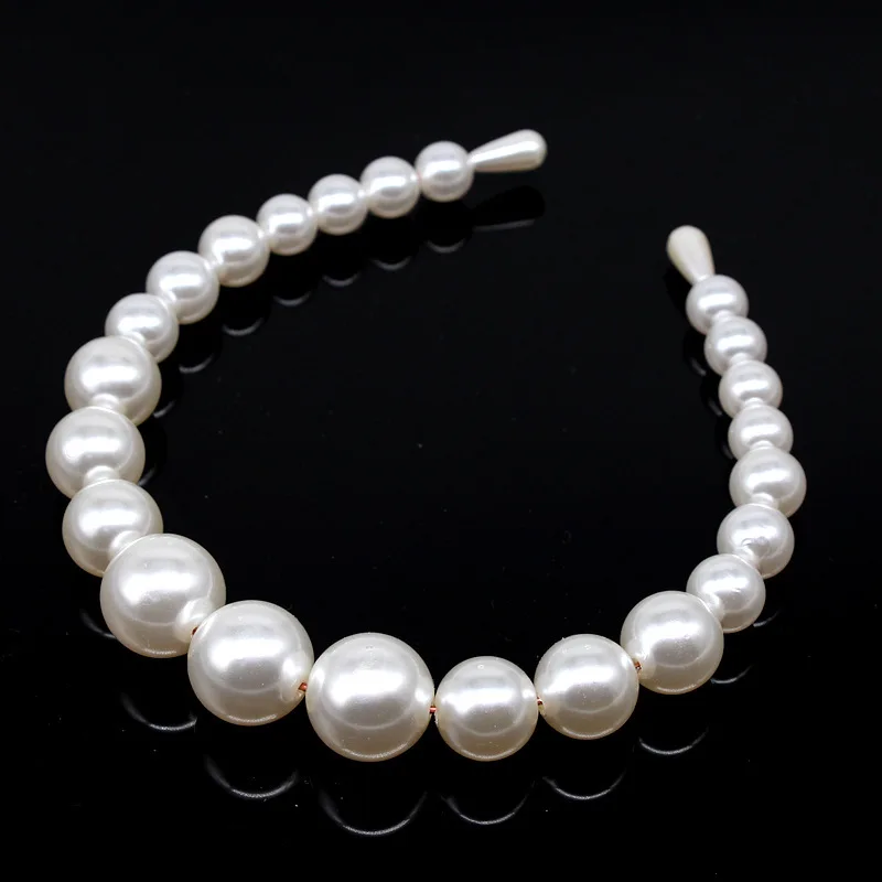 Женский обруч для волос Coroa модная большая жемчужина невесты подружки свадебные