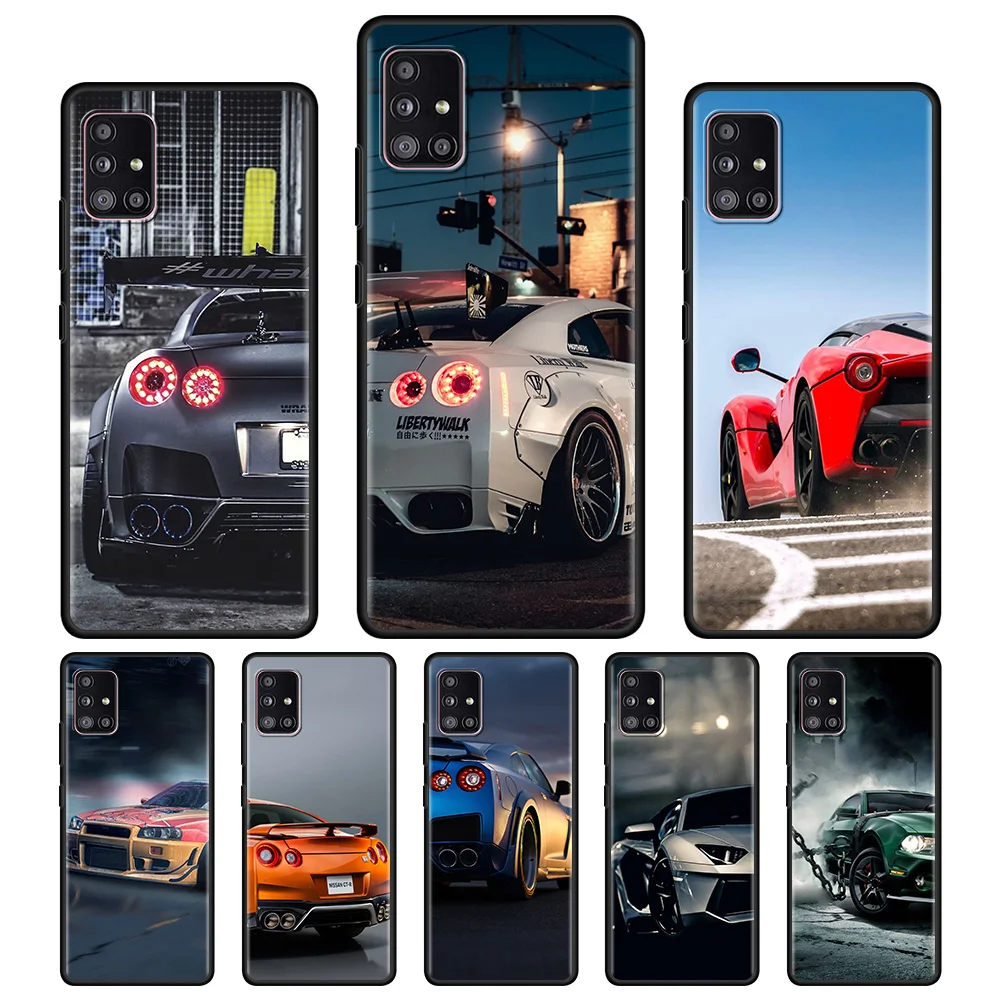 

Fashion Super Car Phone Case For Samsung Galaxy A03 A13 A12 A71 A51 A52 A21s A32 A31 A02s A72 A41 A11 A22 A02 A01 F42