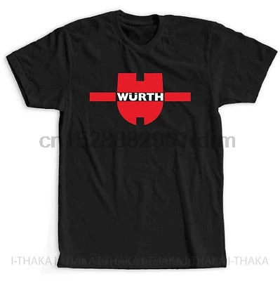Новая футболка Wurth german Tools Racing дешевые футболки оптом 100% хлопок Классическая с