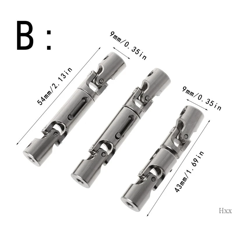 

New 3PCS Upgrade Parts Metal Drive Shaft for WPL B-36 B-16 6WD 1/16 RC Car