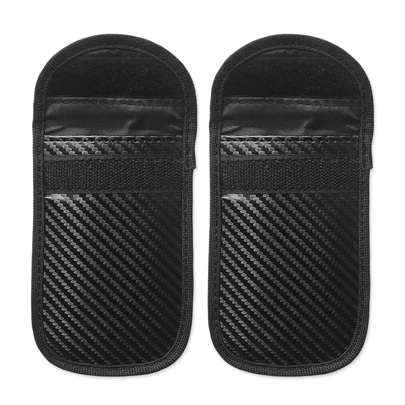 Car Key Fob Signal Blocker Cases Faraday Keyless Entry Pouch Guard RFID Bag Cage key Case Cover Accessories | Автомобили и