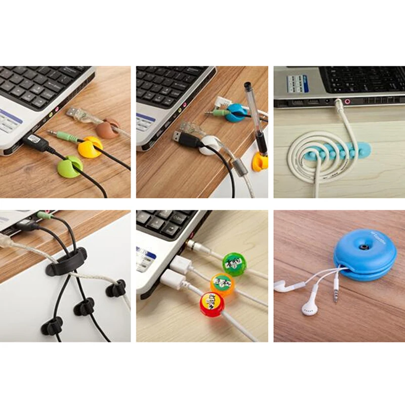 

1pc Cable Cord Organizer Smart Turtle Shaped Wrap Wire Winder Earphone Headphone Holder Case