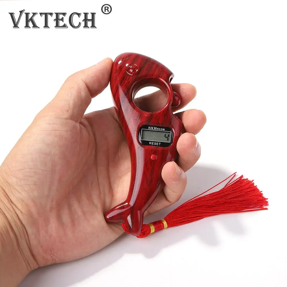 

2035S Fish Shaped LCD Digital Electronic Rosary Beads Tally Counter Auto Turn off Decompression Relaxation Tool for MuslimPrayer