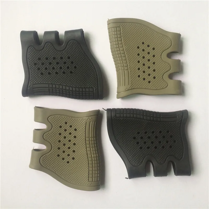 

Чехол для пистолета Glock, тактическая Резиновая Защитная перчатка для пистолета, противоскользящие аксессуары для страйкбола и охоты