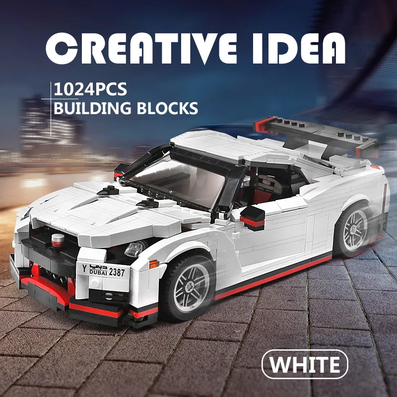 Форма King Creative Idea Technic the Nismo Nisssan GTR R35 автомобильный набор совместим с MOC 20518