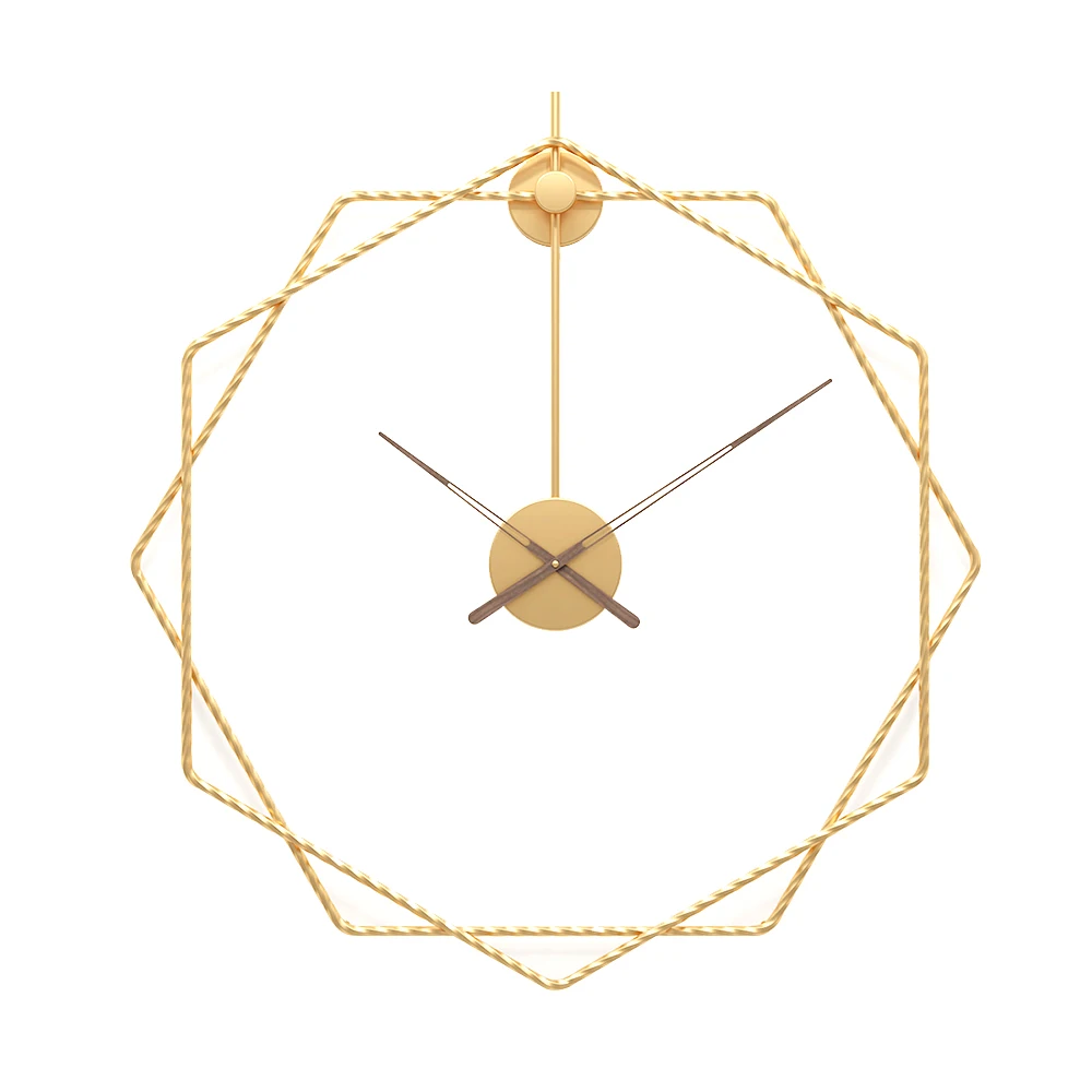 

Large Classic Metal Silent Wall Clock Modern Design Clocks for Home Decoration European Style Office Hanging Wall Clocks