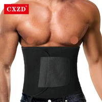 cxzd mens slimming body shapewear easy to carry waist cincher girdle compression abdomen trimmer belt straps modeling corset