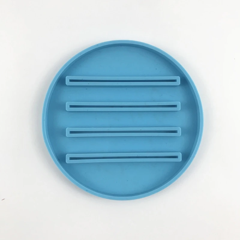 

5 Pcs/Set Coaster + Stand Epoxy Resin Mold Cup Mat+Holder Base Silicone Mould