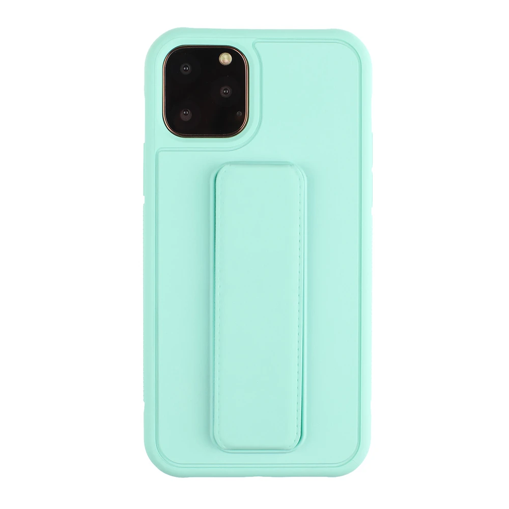 Для iPhone 11 Pro 11 Pro Max 6 6s 7 8 Plus X Xr Xs Max чехол с логотипом Мягкий ТПУ чехол для телефона с подставкой и ремешком на руку