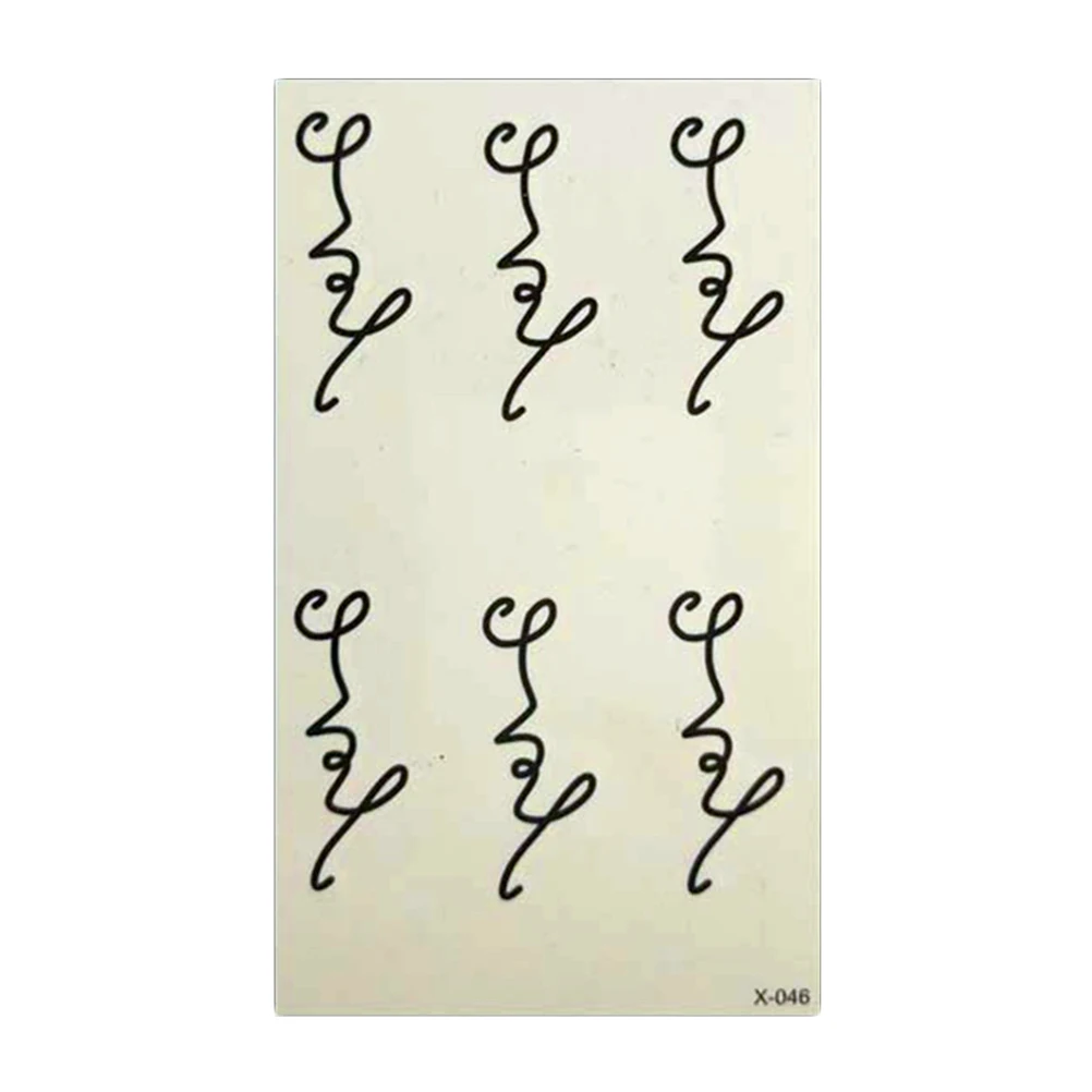 Водонепроницаемая Временная тату наклейка с надписью Love Tattoo переводная вода