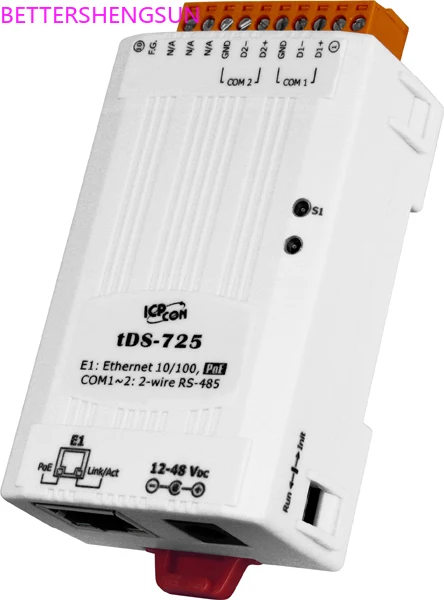 

TDS-725 Mini Ethernet Device Server 8-Pin RJ-45)RS-485