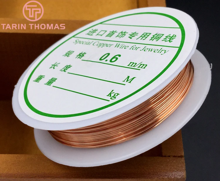 1 рулон 0 3 мм 4 5 6 8 медный цвет может сделать форму металлический провод Diy