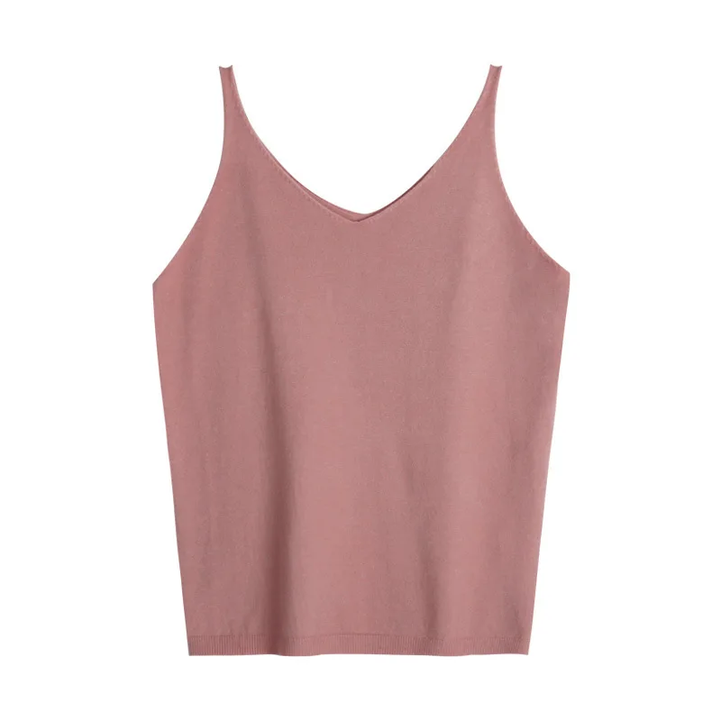 

Sweater Vest Women Solid Autumn summer All-match Leisure Outerwear Knitted V-Neck Sleeveless Female Elegant Chic Simple Harajuku