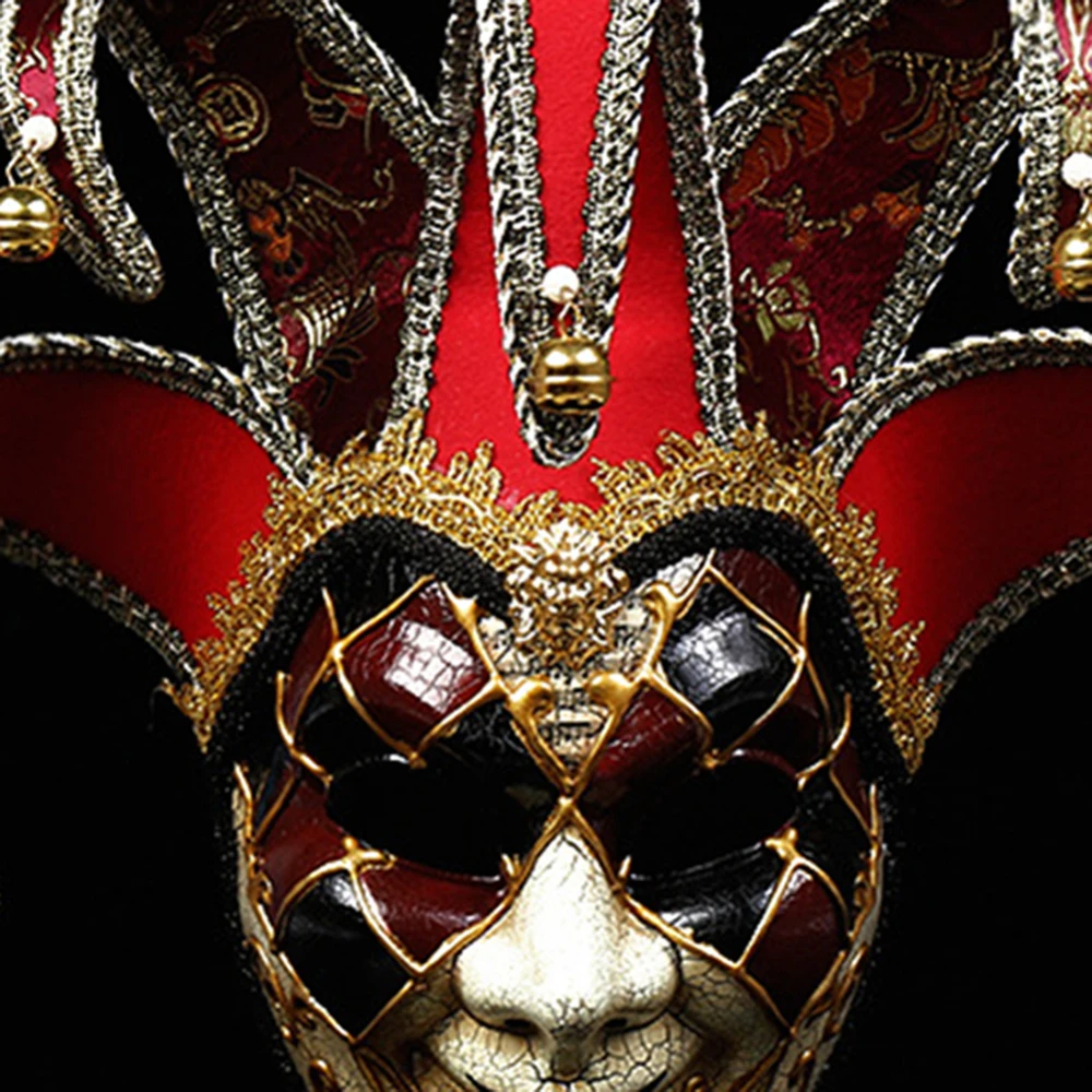 Новый дизайн Рождественский Декор Маскарадная маска клоуна на Хэллоуин карнавал