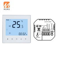 home automated wifi smart touch screen room controller thermostat for house heater with dry contact