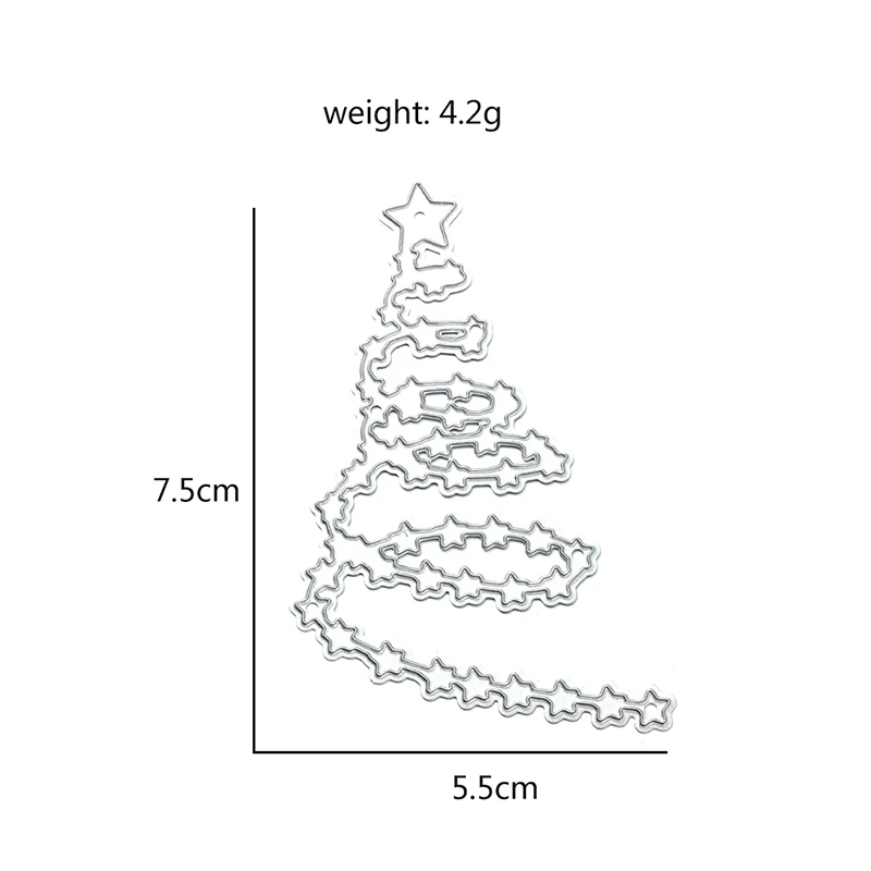 Style 14 Рождество Санта олень сани металлическая пресс-форма набор перфоратор нож для четких штамп Скрапбукинг карты сделать DIY - Цвет: Style 14