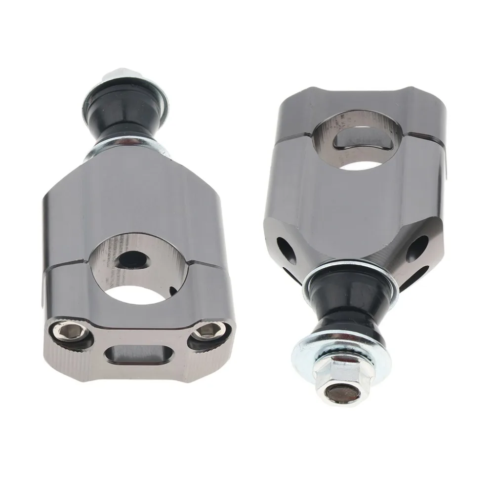 2 шт. 1 1/" 28 мм CNC крепление на руль мотоцикла Riser Clamp алюминиевый точный CNC обработанный левый и правый руль