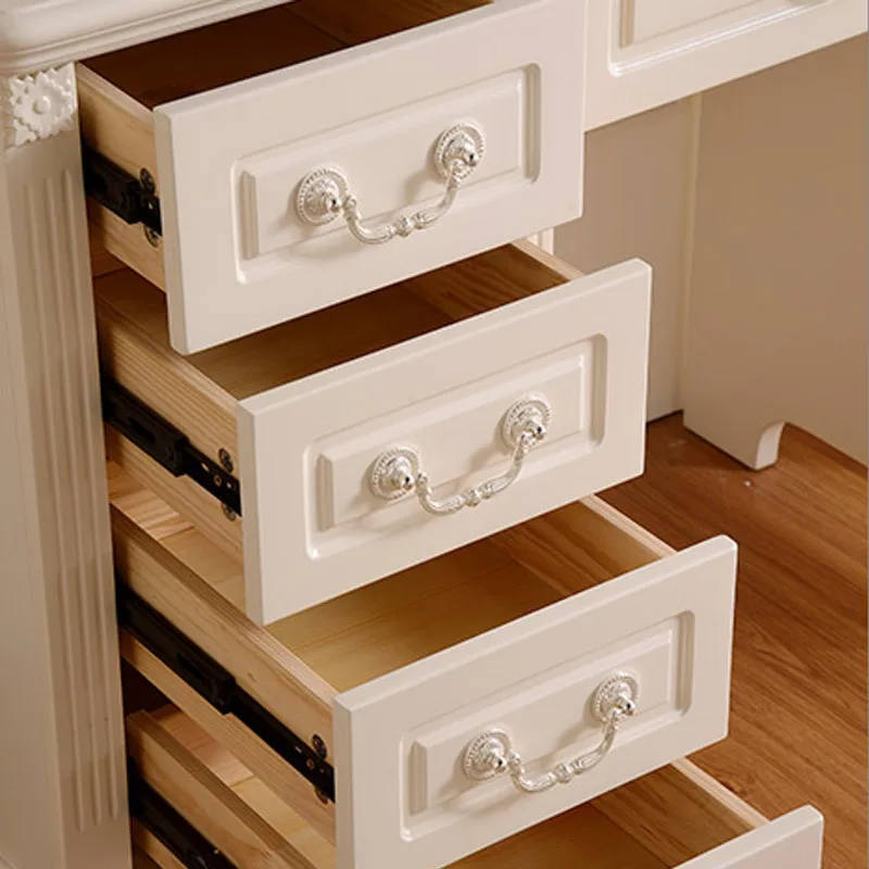 Пасторальный туалетный столик из массива дерева простой современный домашний