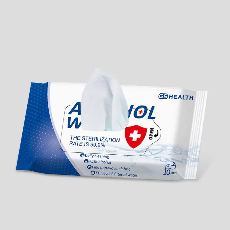 10 шт. портативные дезинфекционные антисептические спиртовые прокладки тампоны