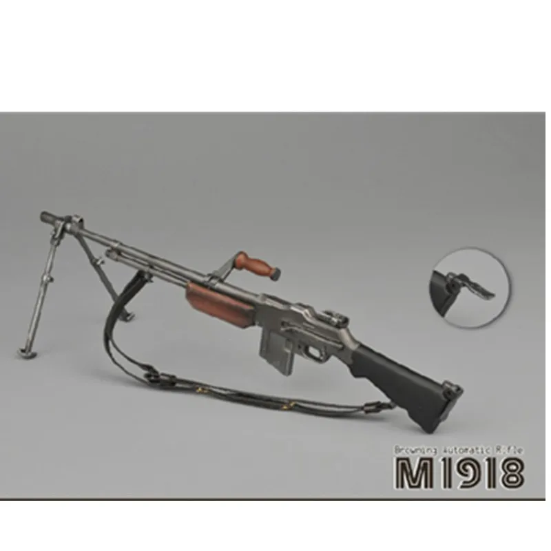 

2019 ZYTOYS ZY2004 1/6 времен Второй мировой войны США армия M1918 Автоматическая винтовка модель 21 см коллекция фигурок солдат аксессуары