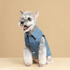 Одежда для маленьких собак и щенков, джинсовый жилет для французского бульдога, Йорков, джинсовая куртка, пальто для пуделей, фотография питомца, PC2169