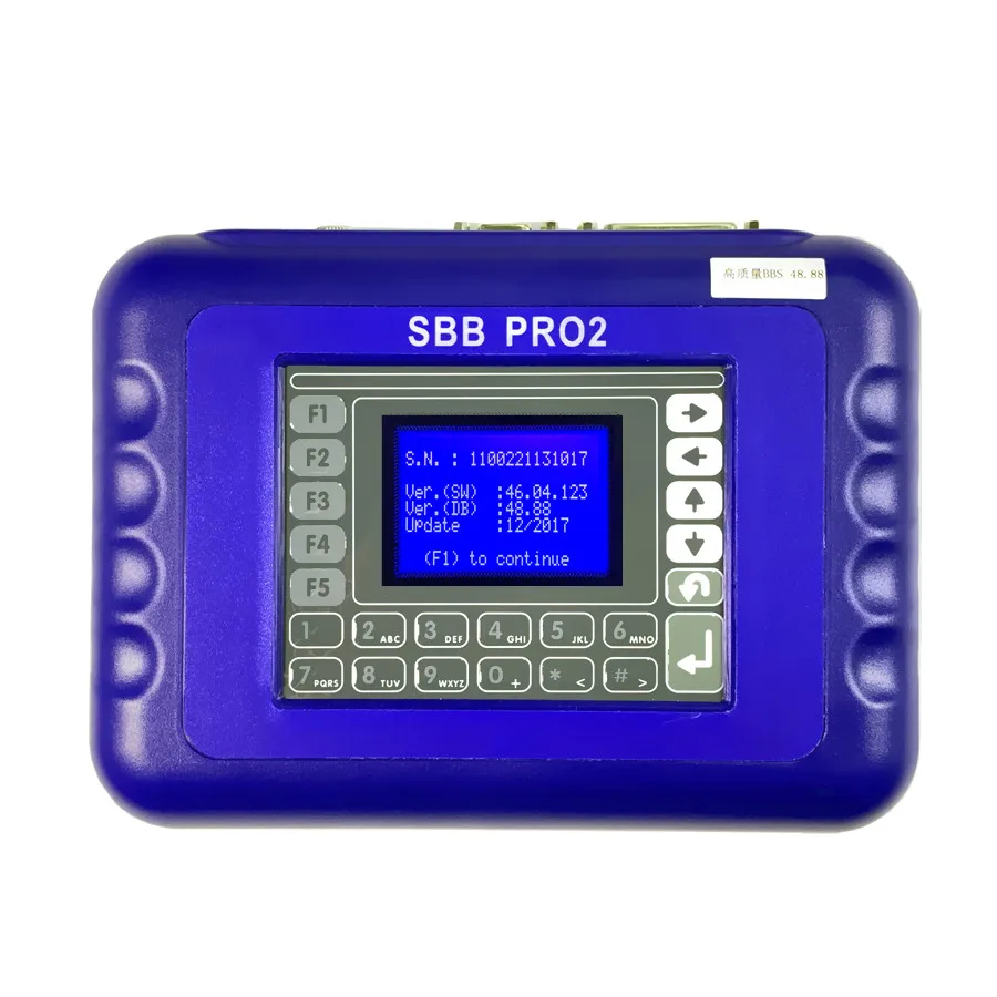 SBB PRO2 ключевой программист V48.99 поддержка новых автомобилей до 2017 обновление V48.88