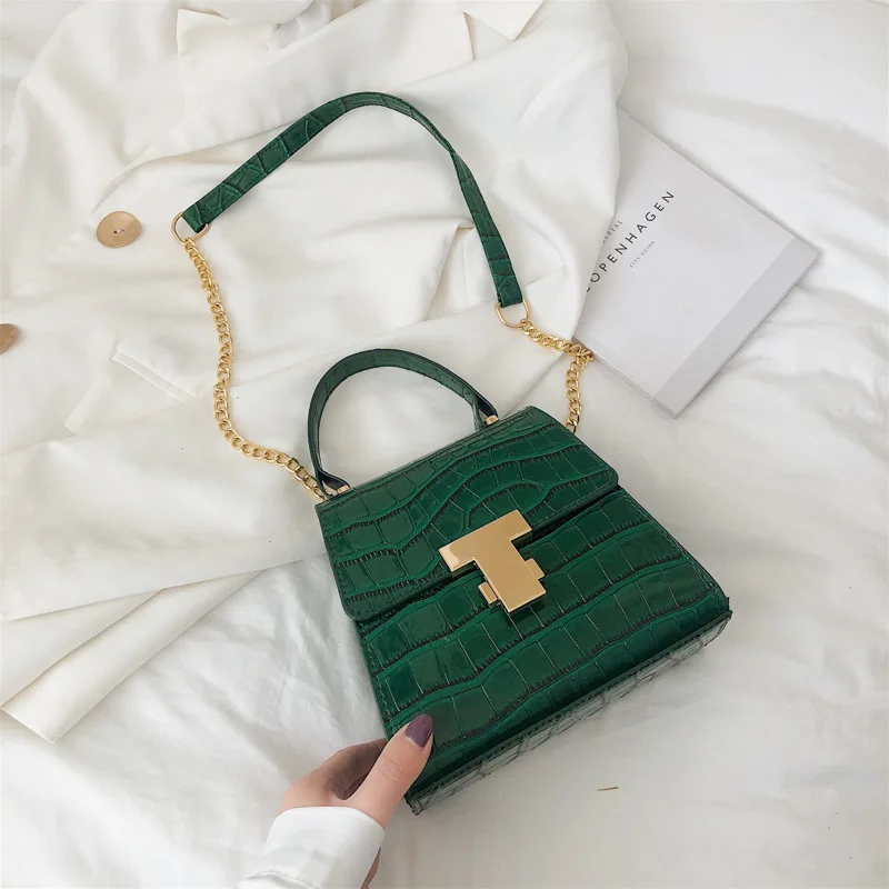 

Small Bag Woman 2020 new fashion Korean version versatile stone texture crossbody bag fashion handbag Jane fashion woman bag