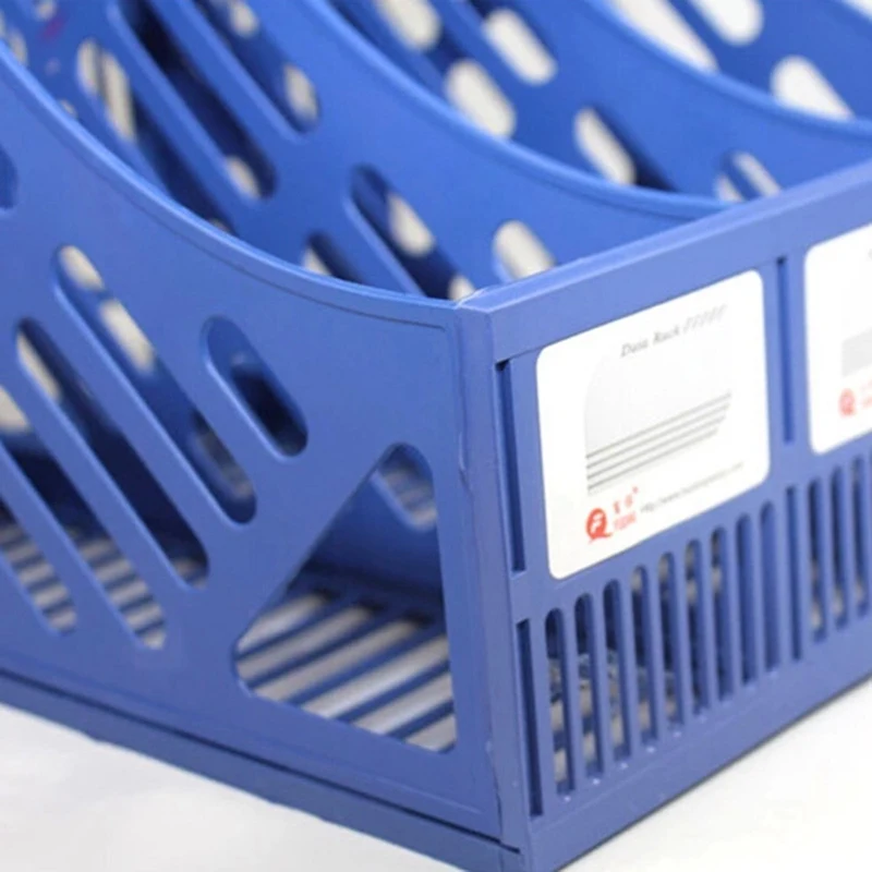 

File Holder Document Tray 3-Grid Desktop Storage File Organizer Mesh Files Shelf Desktop File Rack Book Holder Office Supplies