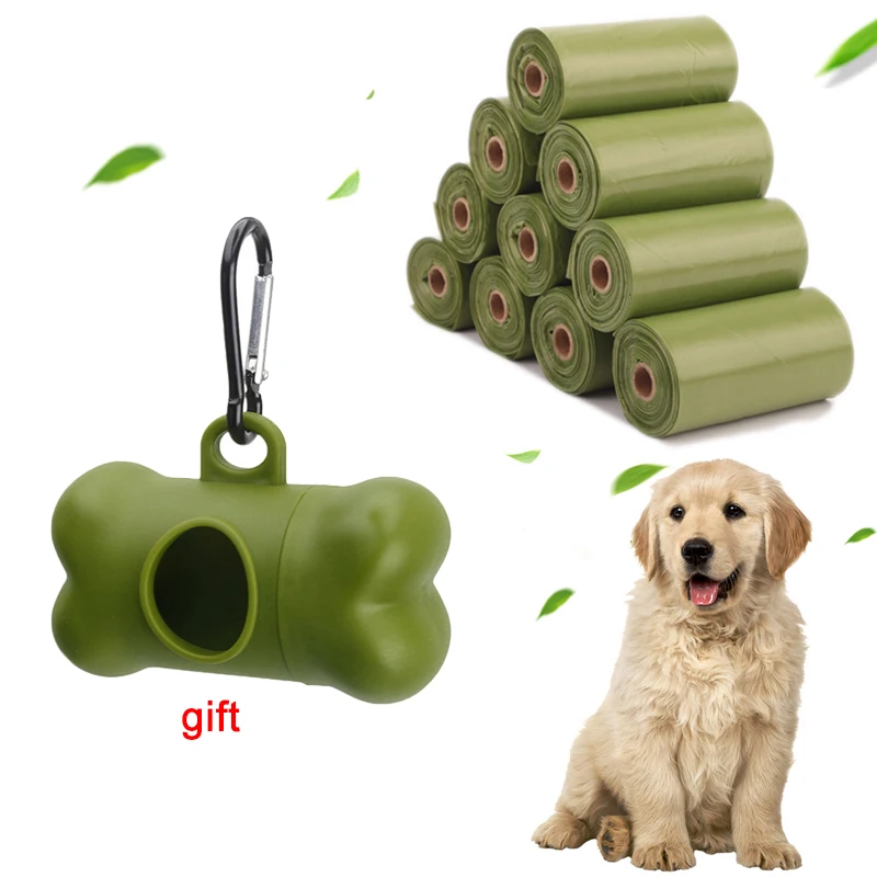 

150 Counts Dog Poop Bag Biodegradable Eco-Friendly Pet Waste Dispenser Outdoor Carrier Pet Poop Bags Dog Walking Supplies