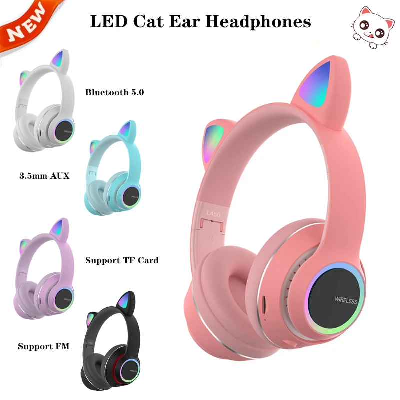 Новое поступление беспроводные наушники со светодиодсветодиодный светкой и