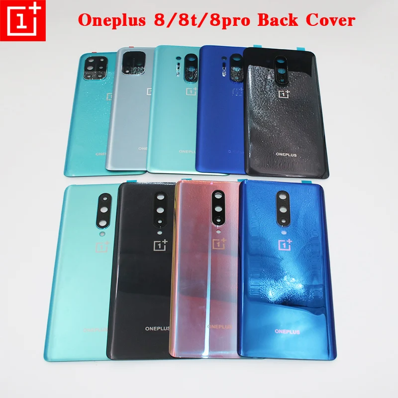 Оригинальная задняя крышка батарейного отсека для Oneplus 8 8pro 3D стеклянная панель