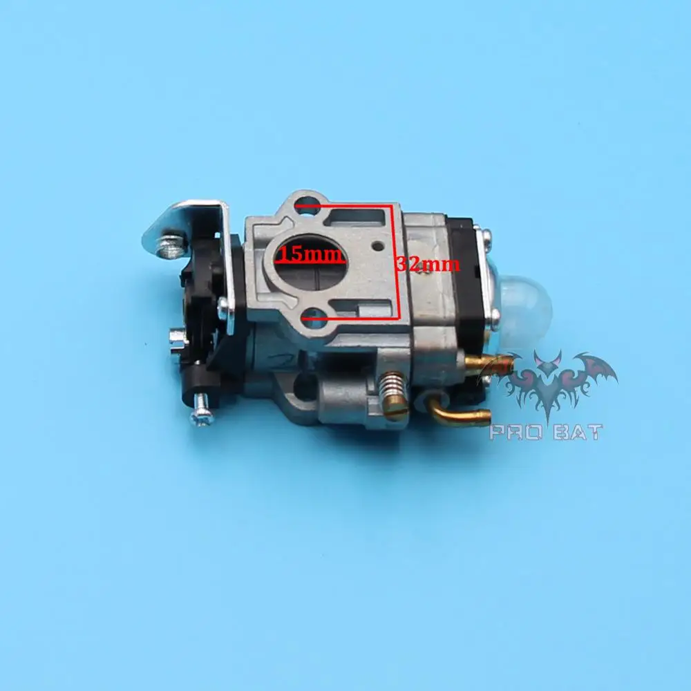 Карбюратор Carb 15 мм с праймером для мотоциклетного скутера бензиновым двигателем