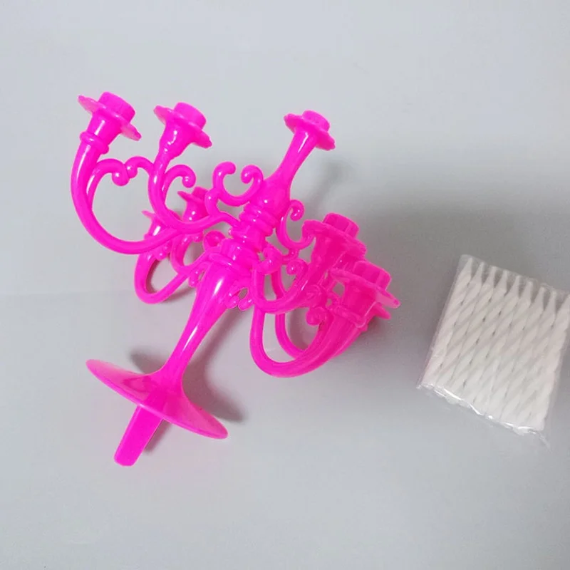 9 шт свечи и подсвечник кронштейн 1 набор торт Топпер день рождения подсвечники