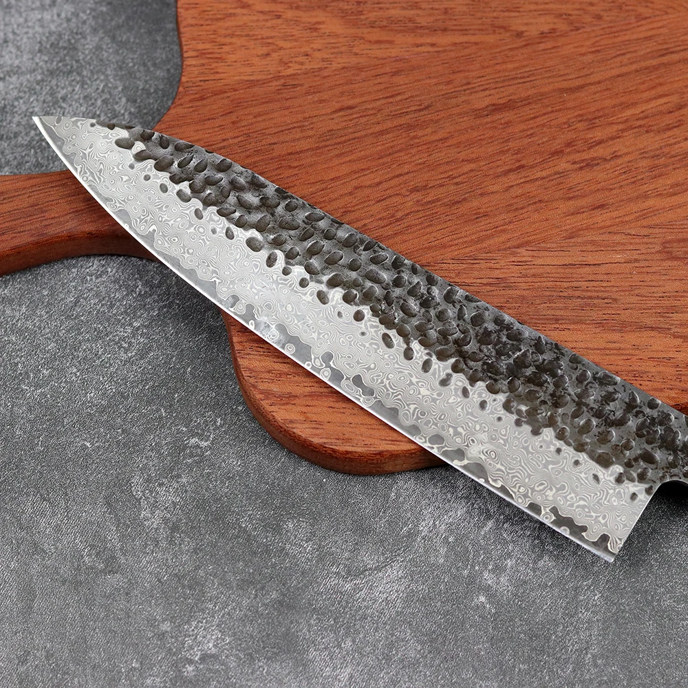 8 дюймов профессиональный шеф-повар ручной работы VG10 Дамасская кованая сталь