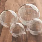 12 шариковЛот, украшения для свадьбы, вечеринки, прозрачные пластиковые рождественские Заполняемые шарики, украшения, прозрачные акриловые шарики, коробка для конфет