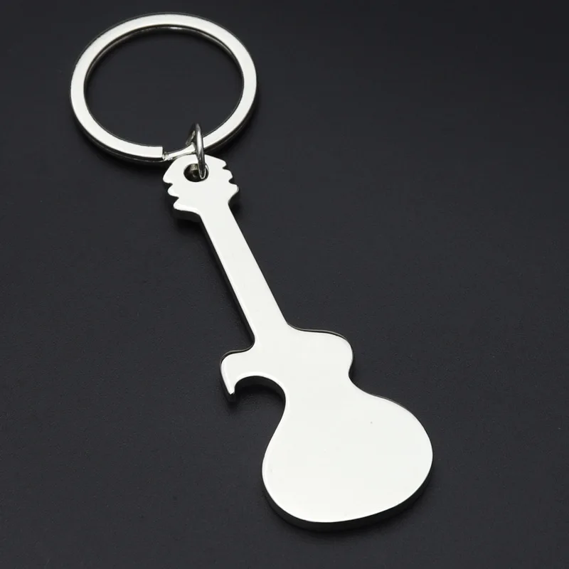 

Guitar Keychain Beer Wine Bottle Card Bottle Opener Ring Kitchen Tools Accessories Gadgets Supplies Home Supplies Device Sets