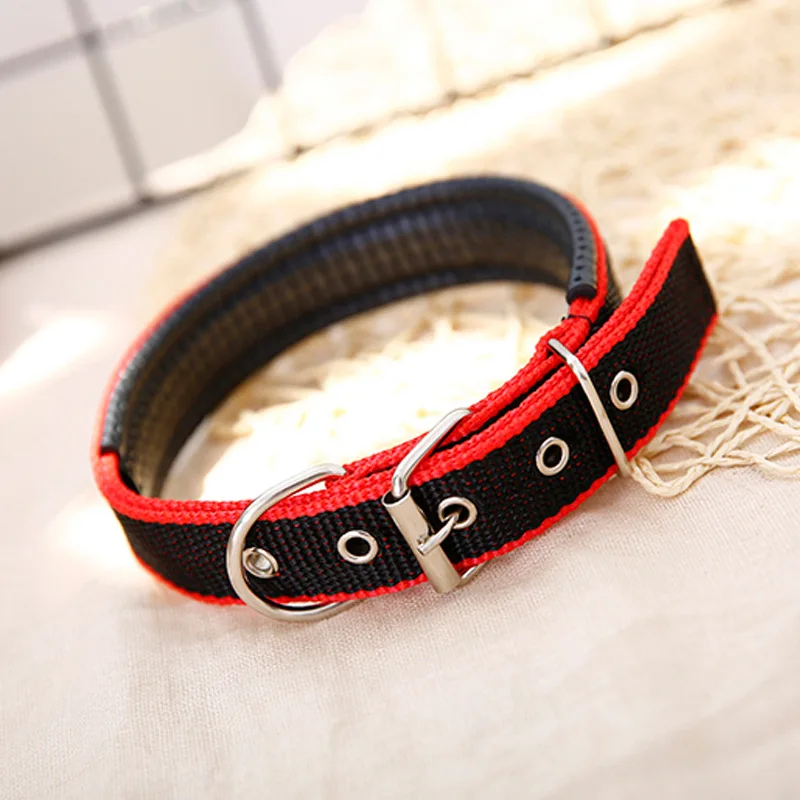 

Classic New Adjustable Dog Collar Small And Big Pet Dogs Collars Pet Neck Strap Pet Neck Ring Nylon Safety 1PC Belt Pet Supply