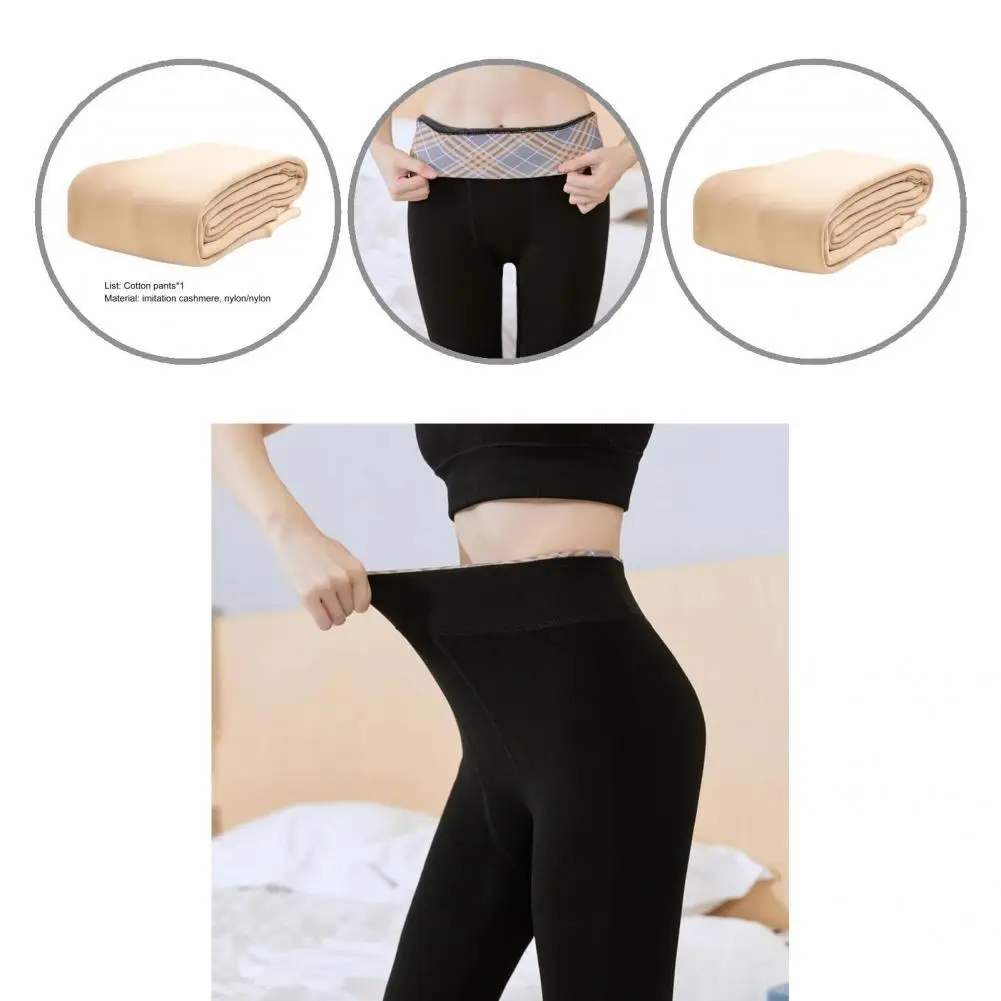 

Useful Slim Leggings Breathable Solid Color Black Stretch Trousers Leggings Pantyhose Pants Women Leggings