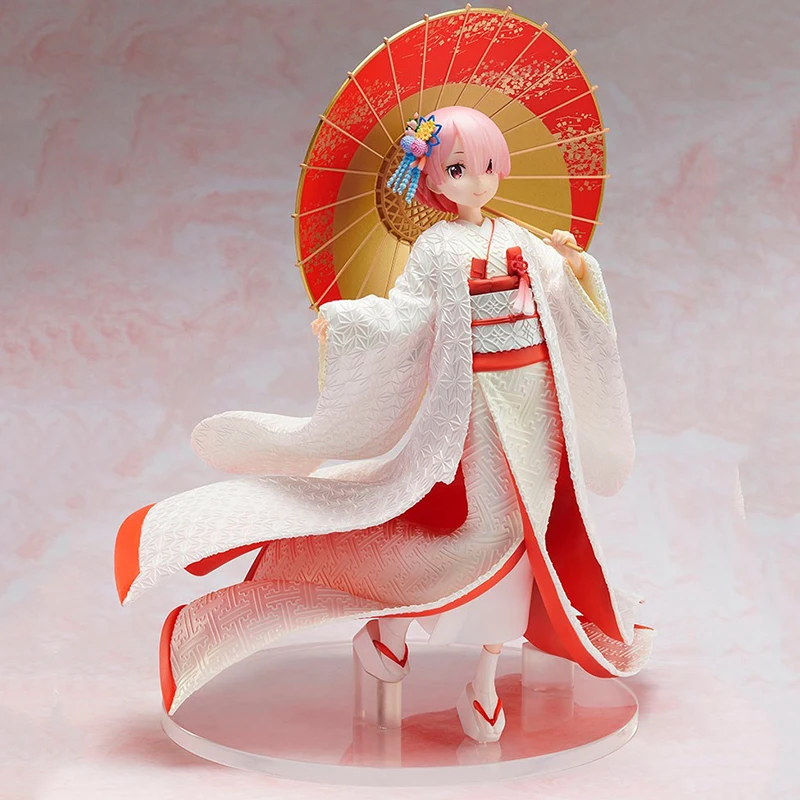 29 см F:NEX Re: жизнь в другом мире от нуля Ram/Rem Shiromuku Ver. Коллекционная экшн фигурка из
