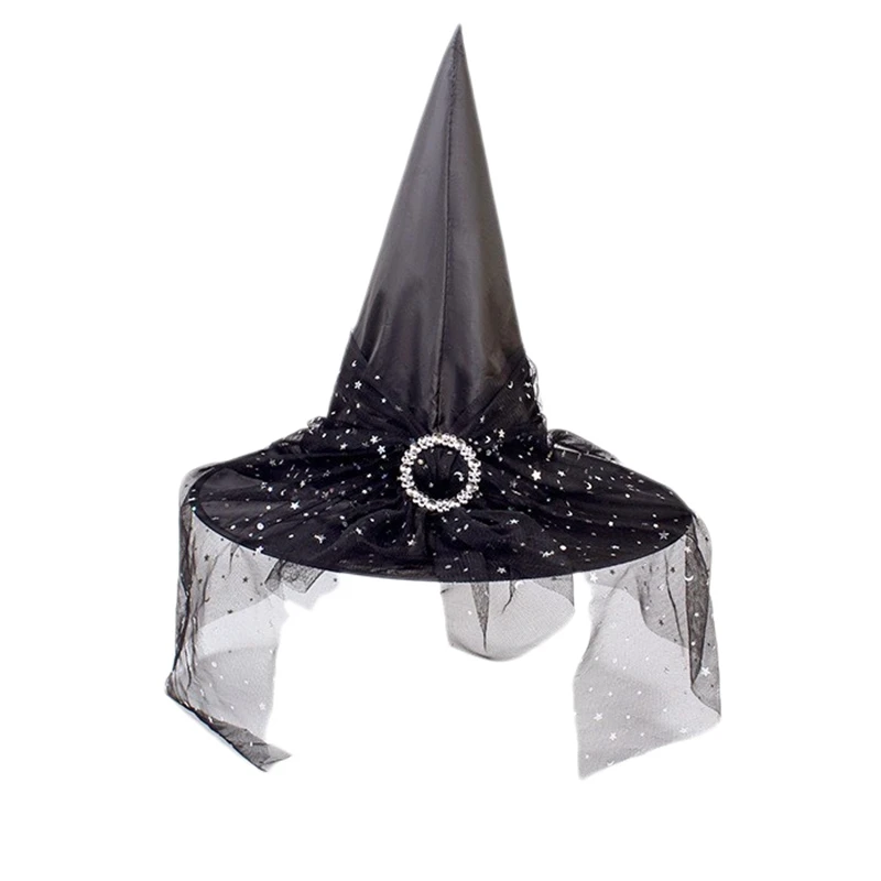 

12Pcs Halloween Decoration Props Witch Hat Adult Children Cosplay Witch Headdress