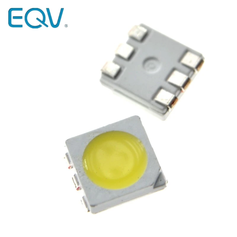 Светодиодный Белый диодо высокой яркости 5050 100 шт. светодиодный светильник SMD 6500K