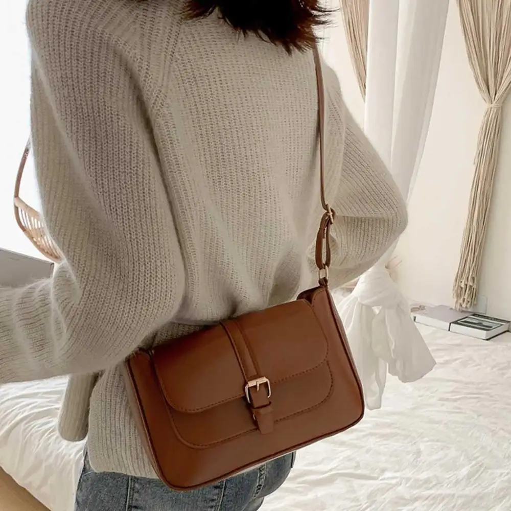 Женская зимняя новая модная сумка простая сумка-мессенджер в стиле ретро женские