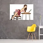 Настенные плакаты с изображением сексапильной школьницы, HD Современные картины на холсте, настенные картины для декора гостиной