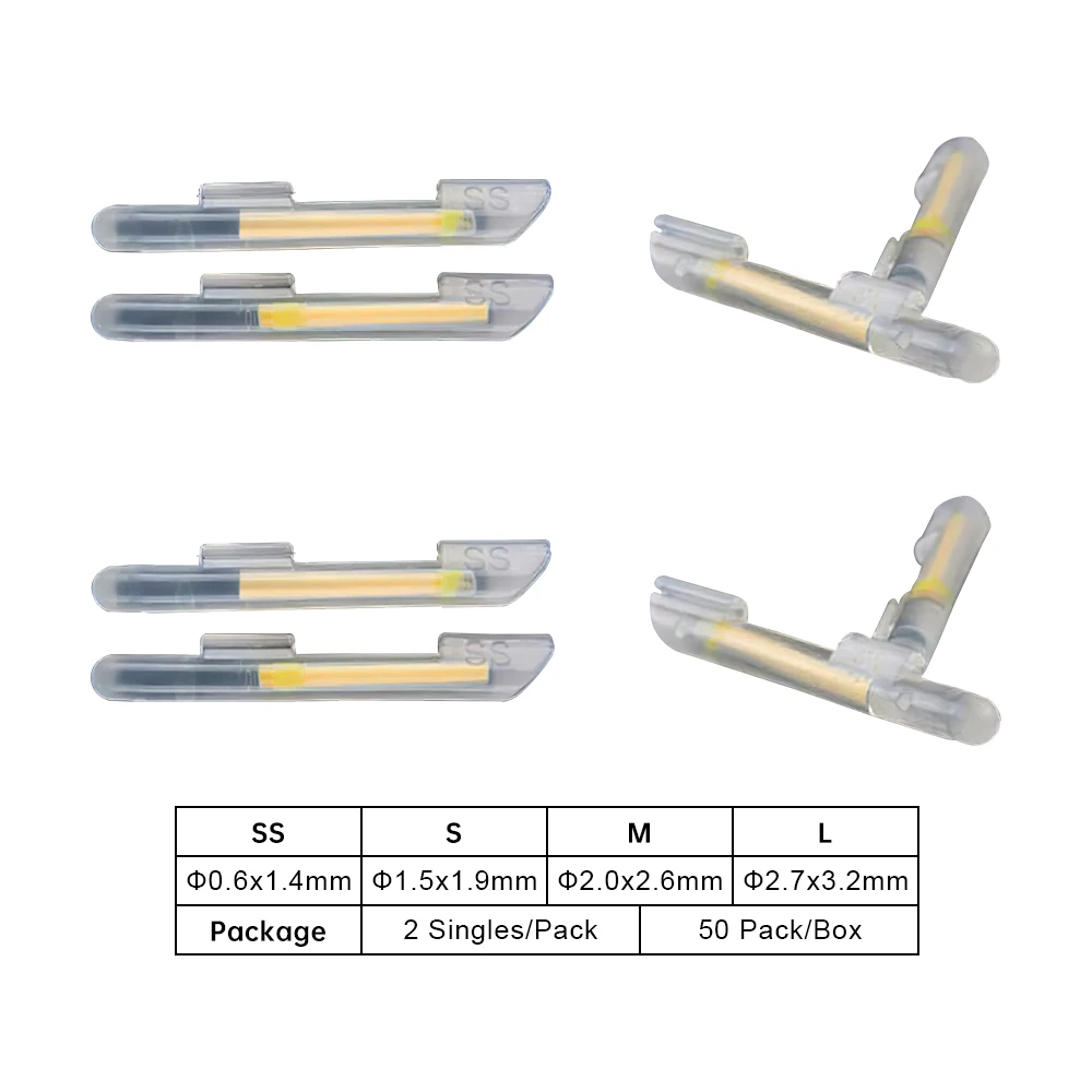 10PCS(5bags) Fishing Glow Sticks Luminous Fishing Fluorescent Night Fishing Lighting Stick Clip On Dark Glow Stick S M L XL